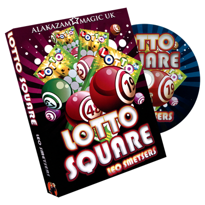 Lotto Square by Leo Smetsers and Alakazam Magic - DVD