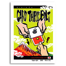 Card Thru Bolt (With CD Explanation) by Kreis Magic - Trick