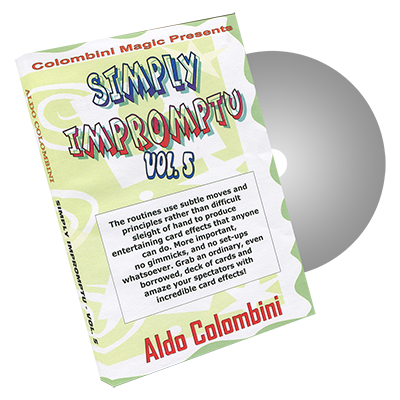 картинка Simply Impromptu Volume 5 by Wild-Colombini Magic - DVD от магазина Одежда+