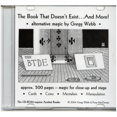 картинка Book That Doesn't Exist (CD) by Gregg Webb & Doug MacGeorge - Book от магазина Одежда+