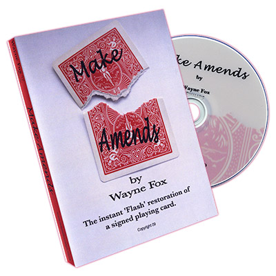 картинка Make Amends (With Gimmick)  by Wayne Fox, Produced by Merchant of Magic - DVD от магазина Одежда+