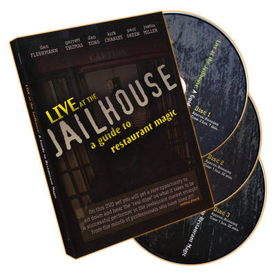 картинка Live At the Jailhouse - A Guide to Restaurant Magic (3 DVD Set) -DVD от магазина Одежда+