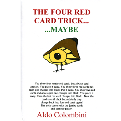 картинка Four Red Card Trick by Wild-Colombini Magic - Trick от магазина Одежда+