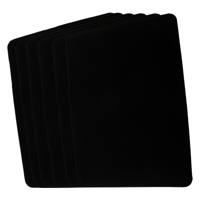 Small Close Up Pad 6 Pack (Black 8.5" x 12") by Goshman