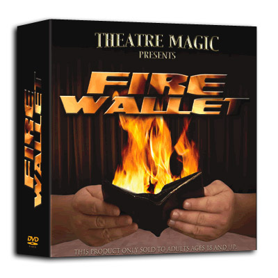 картинка Fire Wallet (DVD and Gimmick) by Theatre Magic - Trick от магазина Одежда+