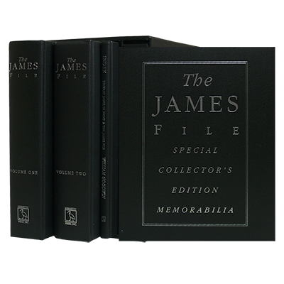 The James File COLLECTOR'S Edition (3 Book Set) by Allan Slaight - Book