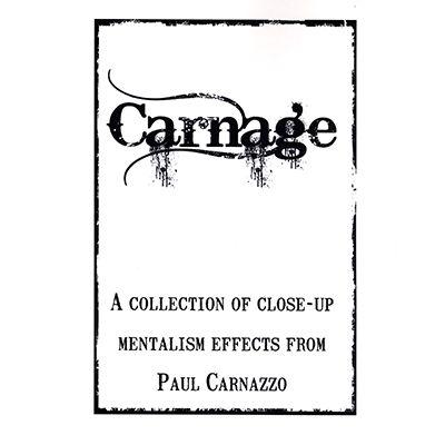 картинка Carnage by Paul Carnazzo - Book от магазина Одежда+