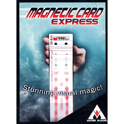 картинка Magnetic Card Express (Blue) by Astor Magic - Trick от магазина Одежда+