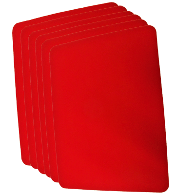 Small Close Up Pad 6 Pack (Red 8.5" x 12") by Goshman - Trick