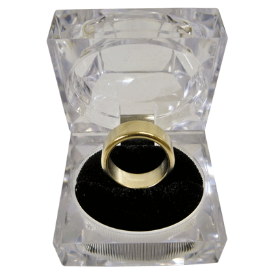 Wizard PK Ring Original (FLAT, GOLD, 18mm) by World Magic Shop - Trick