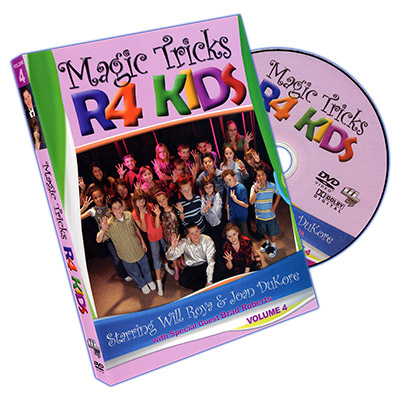 Magic Tricks R 4 Kids - Volume 4 by Will Roya and Joan DuKore - DVD
