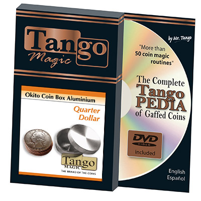 картинка Okito Coin Box Aluminum Quarter(A0003) by Tango-Trick от магазина Одежда+