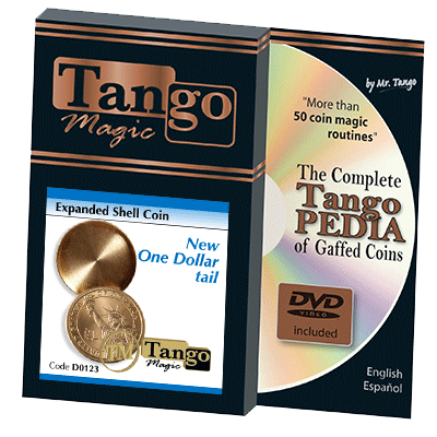 Expanded Shell New One Dollar (Tails w/DVD)(D0123) by Tango Magic