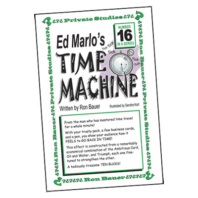картинка Ron Bauer Series: #16 - Ed Marlo's Time Machine - Book от магазина Одежда+