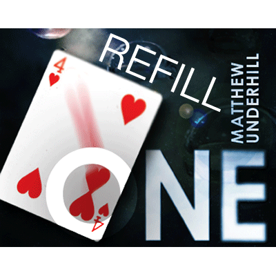 Refill for One (RED) by Matthew Underhill and World Magic Shop - Tricks