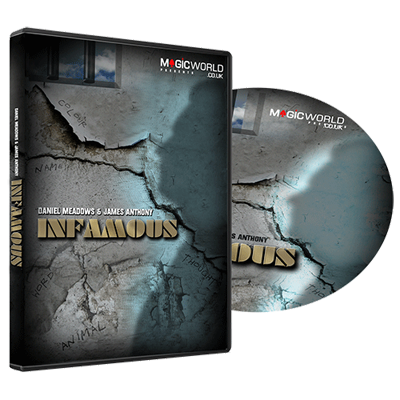 картинка Infamous (DVD & Gimmicks) by Daniel Meadows & James Anthony - Trick от магазина Одежда+