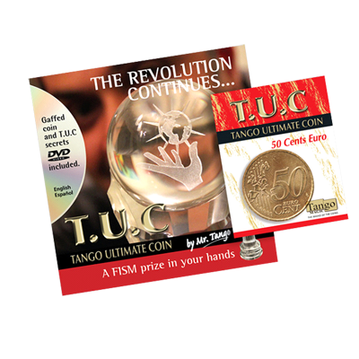 Tango Ultimate Coin w/DVD (T.U.C)(E0080)50 cent Euro  by Tango - Trick