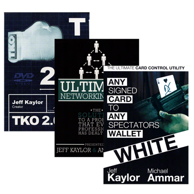 The Jeff Kaylor Sampler Pack (Includes Any Card to Any Spectator's Wallet-WHITE, TKO2.0, and The Ultimate Networking Tool)  - Trick