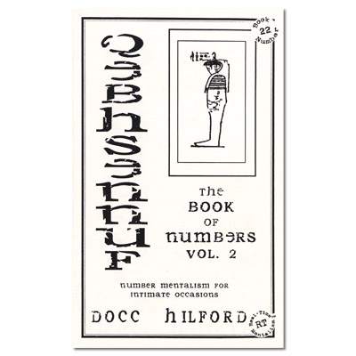 картинка Book Of Numbers Volume Two (Qebhsennuf) by Docc Hilford - Trick от магазина Одежда+