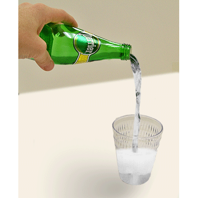 Air Perrier (bottle and Glass) by Wood Crafters - Trick