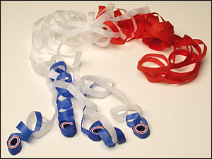Throw Streamers Cresey (red/white/blue)