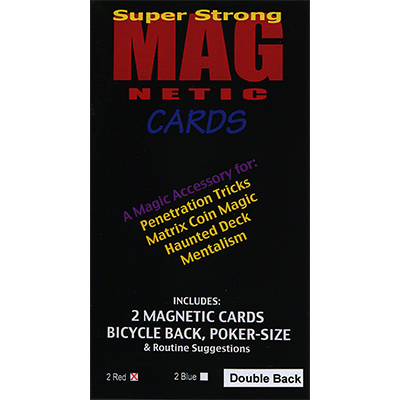картинка Magnetic Card (Double Back Red) by Chazpro Magic - Trick от магазина Одежда+