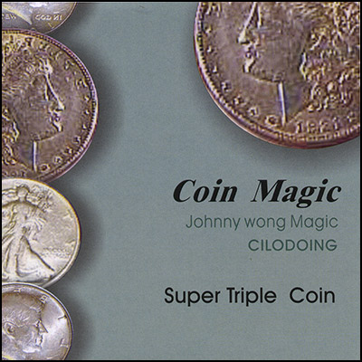 картинка Super Triple Coin (with DVD) by Johnny Wong - Trick от магазина Одежда+