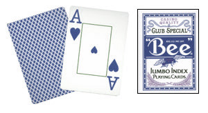 картинка Cards Bee Poker Jumbo Index (Blue) от магазина Одежда+