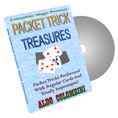 Packet Trick Treasures by Wild- Colombini Magic - DVD