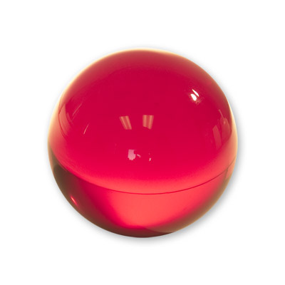 картинка Contact Juggling Ball (Acrylic, RUBY RED, 65mm) - Trick от магазина Одежда+