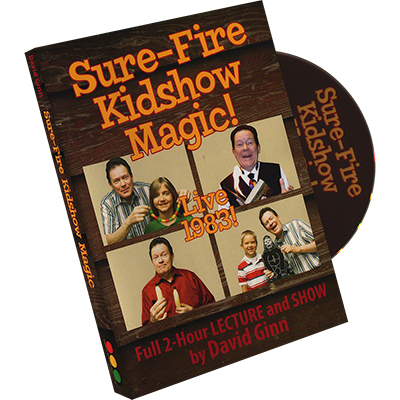 Sure Fire Kid-show Magic by David Ginn - DVD