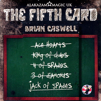 картинка The Fifth Card (DVD and Gimmicks) by Brian Caswell & Alakazam Magic - Trick от магазина Одежда+