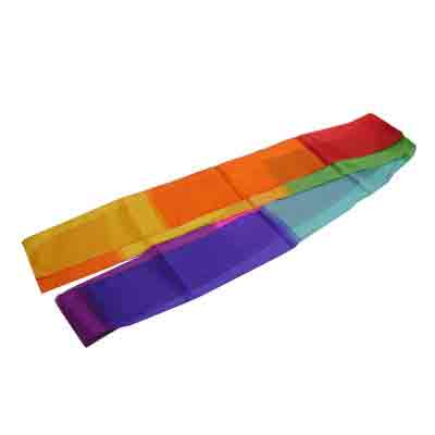 картинка 4"x10m Multicolor Silk Streamer от магазина Одежда+