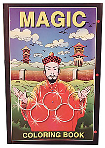 картинка Mini Coloring Book (magician) Sizes "6x9"by Uday - Trick от магазина Одежда+