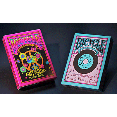 Bicycle Decades Cards (50's and 60's)6 pack by US Playing Cards - Trick