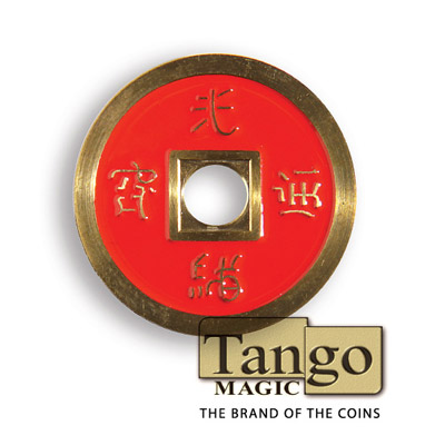 картинка Normal Chinese Coin made in Brass (Red) by Tango -Trick (CH011) от магазина Одежда+