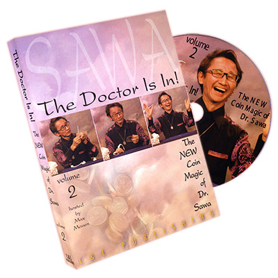 картинка The Doctor Is In - The New Coin Magic of Dr. Sawa Vol 2 - DVD от магазина Одежда+