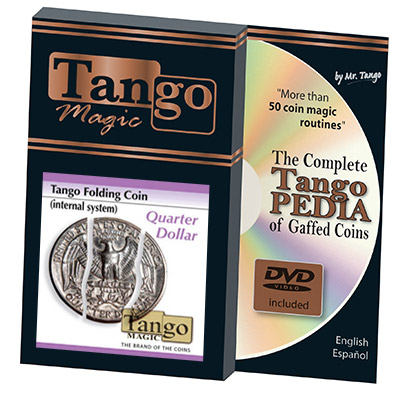 Folding Quarter Internal System (w/DVD)(D0023) by Tango - Trick (D0023)