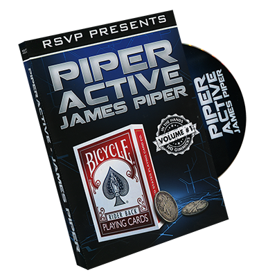 Piperactive Vol 1 by James Piper and RSVP Magic - DVD
