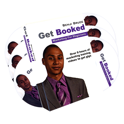 Get Booked Marketing For Magicians 6 DVD set by Benji Bruce - DVD