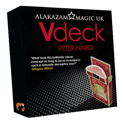 картинка V Deck Red (with DVD and Gimmick) by Peter Nardi - Trick от магазина Одежда+