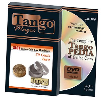 Slot Boston Box 50 cent Euro Aluminum (w/DVD) by Tango - Trick (A0016)