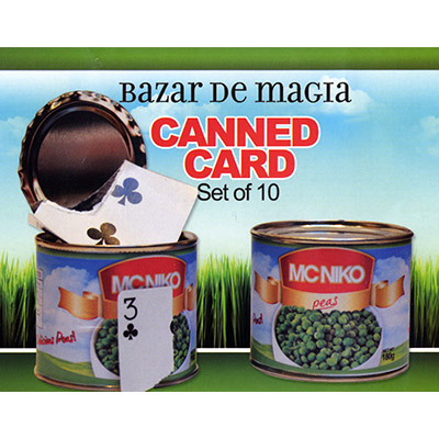 картинка Canned Card (Red) ( Set of 10 Cans )by Bazar de Magia - Trick от магазина Одежда+