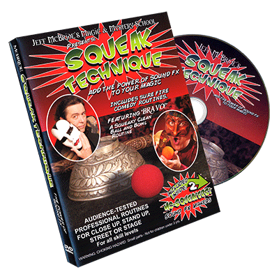 картинка Squeak Technique (DVD and Squeakers) by Jeff McBride - DVD от магазина Одежда+