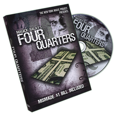 картинка Four Quarters (With Mismade US Dollar) by Magick Balay - DVD от магазина Одежда+