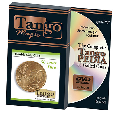 картинка Double Sided Coin (50 cent Euro w/DVD) (E0025) by Tango - Trick от магазина Одежда+