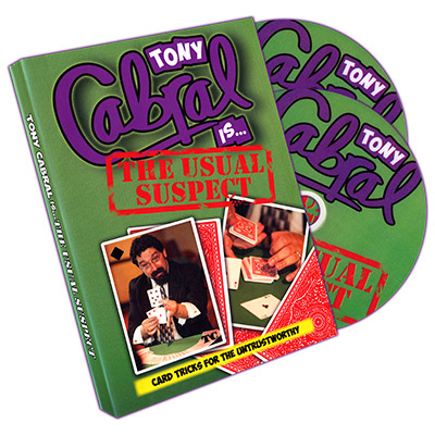 картинка Usual Suspect (2 DVD set) by Tony Cabral - DVD от магазина Одежда+