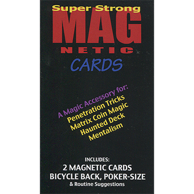 картинка Magnetic Cards (2 pack/Blue) by Chazpro Magic. - Trick от магазина Одежда+