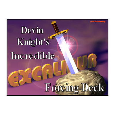 Excalibur Deck (BLUE) by Devin Knight - Trick