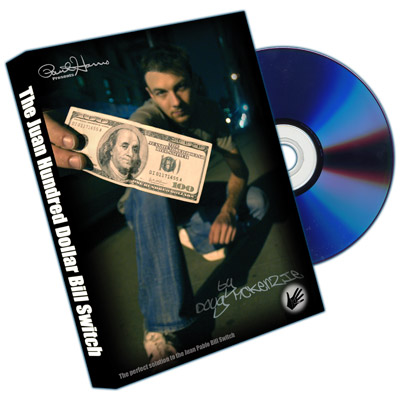 Juan Hundred Dollar Bill Switch (with Hundy 500 Bonus) by Doug McKenzie - DVD